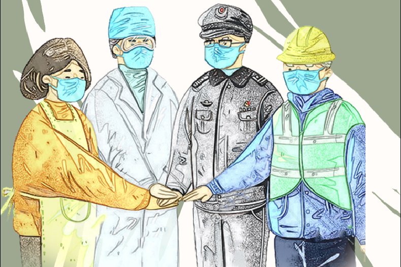 手繪長圖|甘肅戰(zhàn)“疫”故事，“硬核”之下的溫情