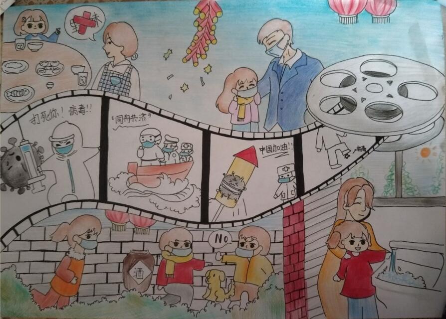 “疫情當(dāng)前，孩子們有‘畫’說”作品展播（三十七）