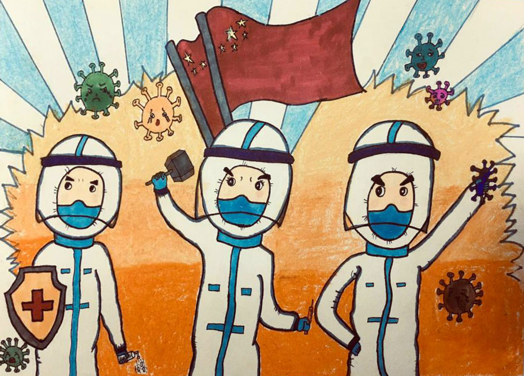 “疫情當(dāng)前，孩子們有‘畫’說”作品展播（三十九）