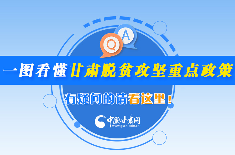 一圖看懂甘肅脫貧攻堅(jiān)重點(diǎn)政策，有疑問(wèn)的請(qǐng)看這里！