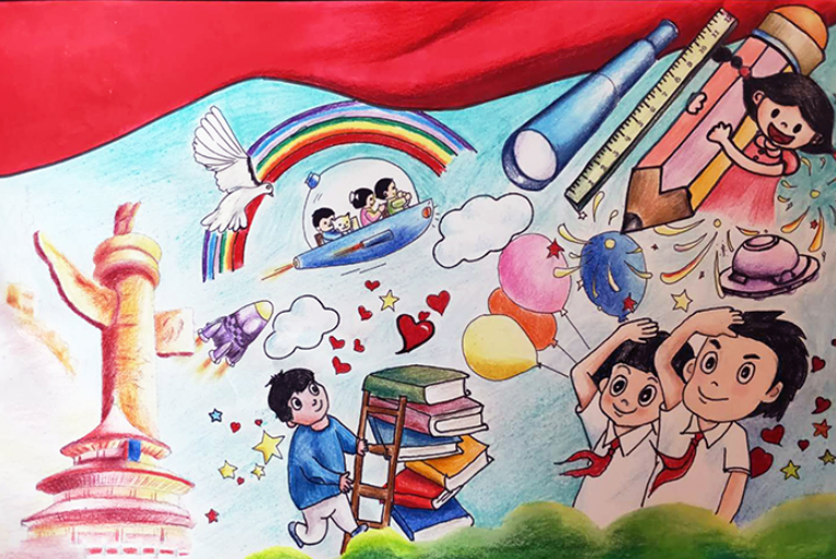 蘭州市第三屆青少年社會(huì)主義核心價(jià)值觀主題動(dòng)漫設(shè)計(jì)作品征集評(píng)選展示（漫畫(huà)插畫(huà) 九）