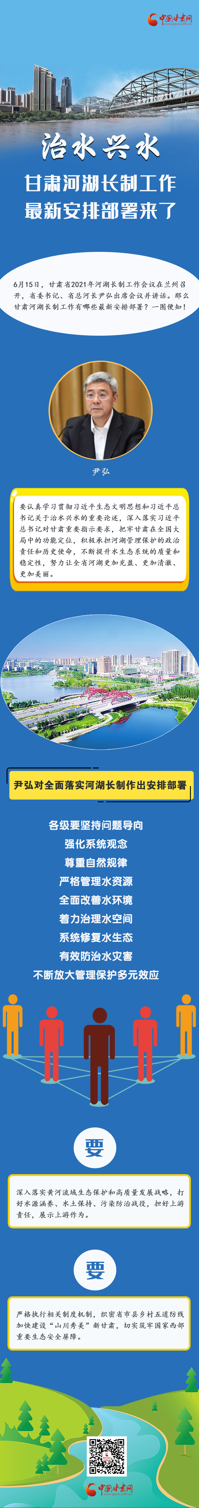 圖解|速看！甘肅河湖長制工作最新安排部署來了