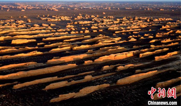 敦煌雅丹世界地質(zhì)公園。(資料圖) 敦煌市委宣傳部供圖