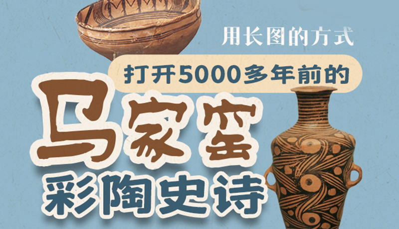 用長(zhǎng)圖的方式，打開(kāi)5000多年前的馬家窯彩陶史詩(shī)