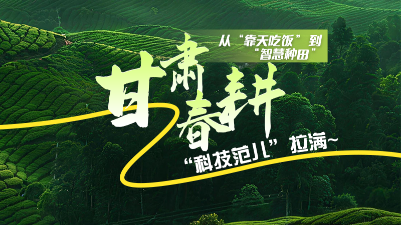 長圖|從“靠天吃飯”到“智慧種田”，甘肅春耕“科技范兒”拉滿